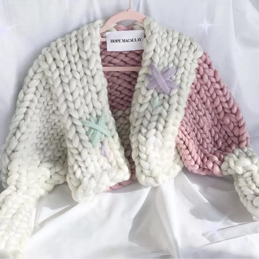 Hope Macaulay fiori colossal cardigan size large
